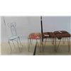 Image 1 : 3 Stacking Stools , Folding Iron Chair 