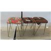 Image 4 : 3 Stacking Stools , Folding Iron Chair 