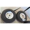 Image 2 : 2 Sets (4 Total) Tires and Rims (1 Set) 14 x 4.00-6 (1 Set) 15x6.00-6 