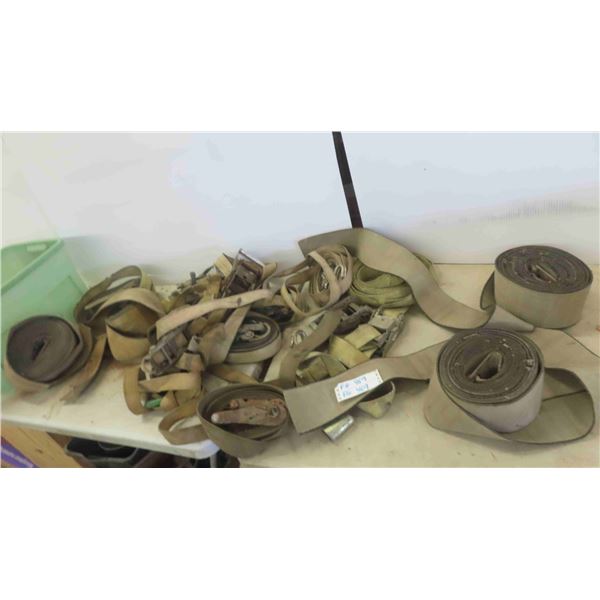 Ratchet Load Straps & Bin 