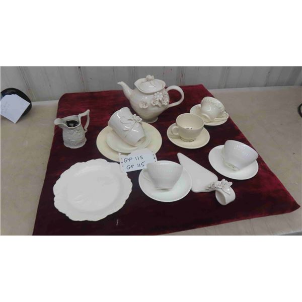 Wedgewood Creamer, Gracie Teaware Tea Pot & More 