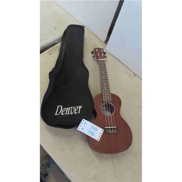 New Denver Dukes-SAP Ukelele with Soft Case 