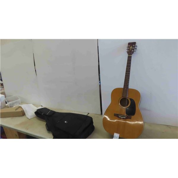 6 String Acoustic Guitar with Case 