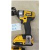 Image 2 : Dewalt 20V Drill, Impact, 2 Batteries & Charger -Tested and Working