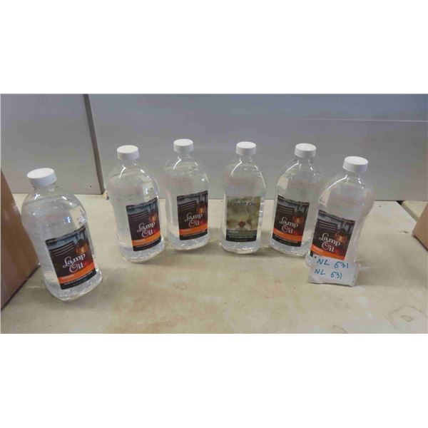 6 New Bottles of Lamp Oil 1.89L Each 
