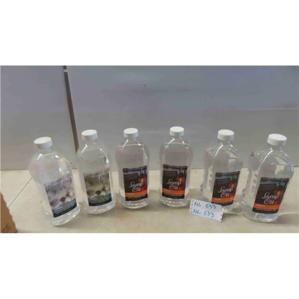 6 New Bottles of Lamp Oil 1.89L Each 