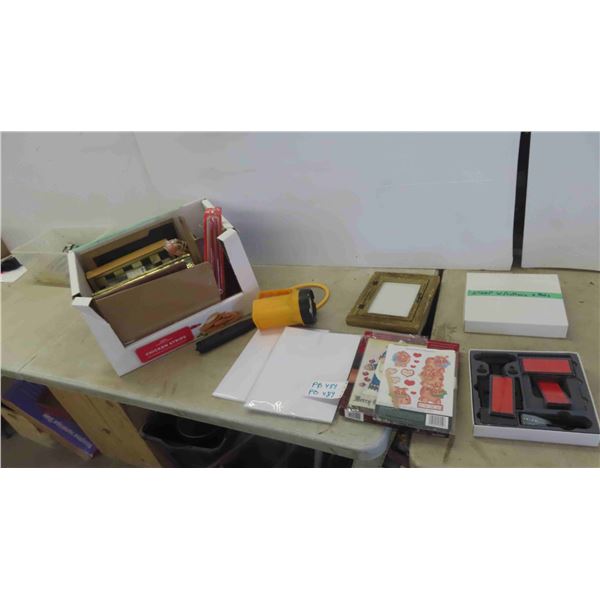 Various Crafting&Household: Canvas, Stickers, Picture Frame, Chess Board, 