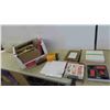Image 1 : Various Crafting&Household: Canvas, Stickers, Picture Frame, Chess Board, 
