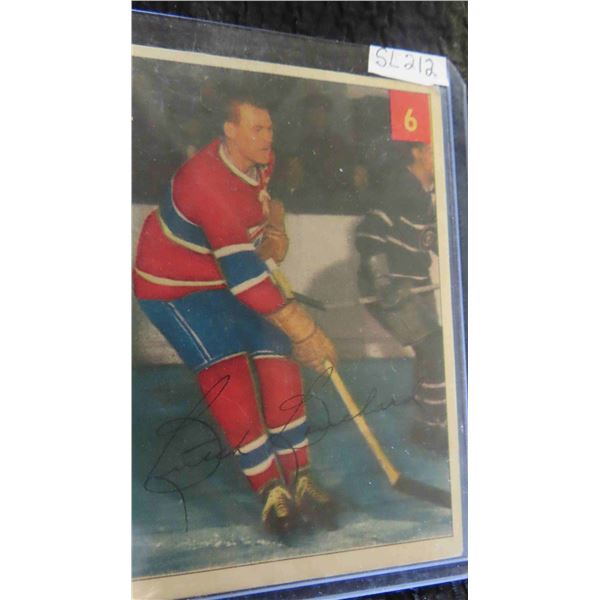 1954/55 Parkhurst Butch Bouchard Montreal Canadians 