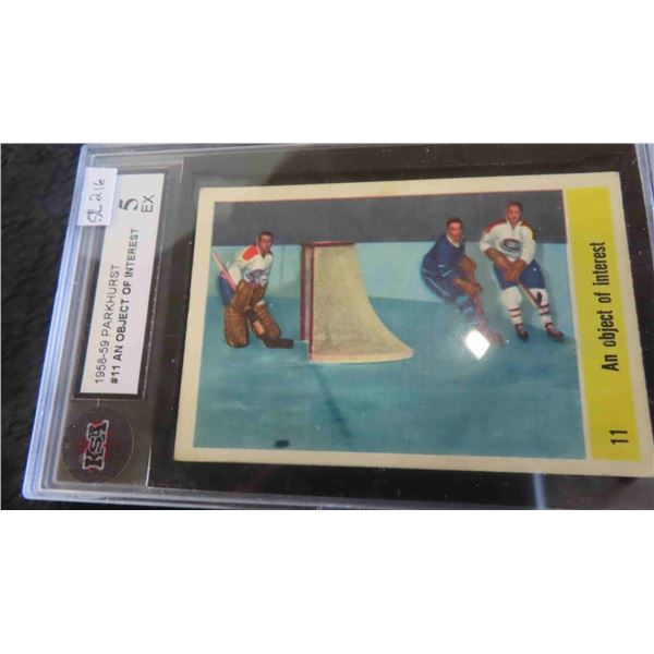 1958/59 Parkhurst 'An Object of Interest' Card