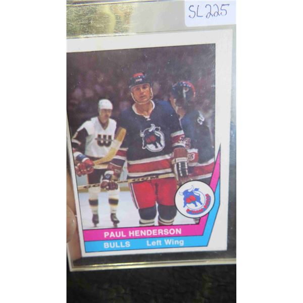 1976/77 O.P.C. WHA Paul Henderson Toronto Toro's