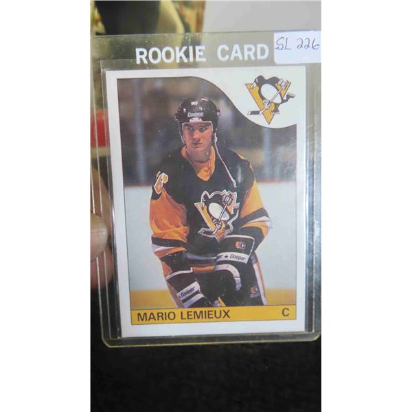 1985/86 O.P.C. Mario Lemieux Rookie Card -Very Fine Condition, High Value