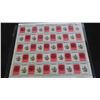 Image 2 : Canada 5 Sheets of 50 Mint Stamps of Canadian Indians of Plains 1972, 