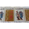 Image 8 : Canada 5 Sheets of 50 Mint Stamps of Canadian Indians of Plains 1972, 