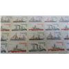 Image 12 : Canada 4 Sheets of Mint 50 Canadian Vessels Costal 1975, Inland 1976, 