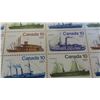 Image 7 : Canada 4 Sheets of Mint 50 Canadian Vessels Costal 1975, Inland 1976, 