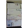 Image 2 : 25 Stamped Envelopes - Mostly USA Stamps 