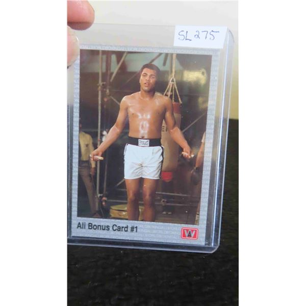 Muhammad Ali Bonus Card #1 Boxing Great Mint Card