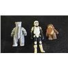 Image 1 : Kenner Star Wars 1983-84 R.O.T. Jedi Figures Ewoks & Imperial Biker Scout 