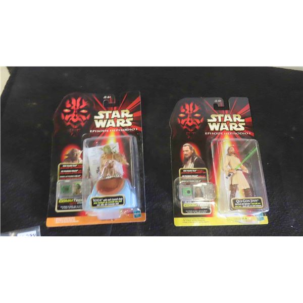 1988-99 Star Wars Episode 1 Qui-Gonjinn & Yoda -Mint Condition 