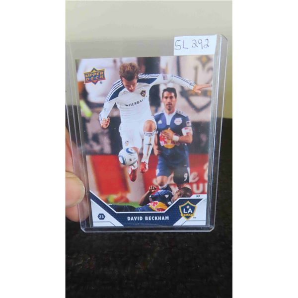 2011 Upper Deck David Backham LA Galaxy -Mint