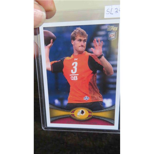 2012 Kirk Cousins Washington Redskins Rookie Card RC Mint 