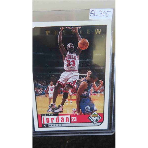 1998 Upper Deck Michael Jordan Preview Insert Bulls Mint