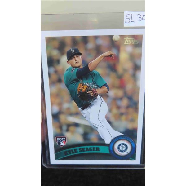 2011 Kyle Seager Seattle Mariners Topps Rookie Card Mint 