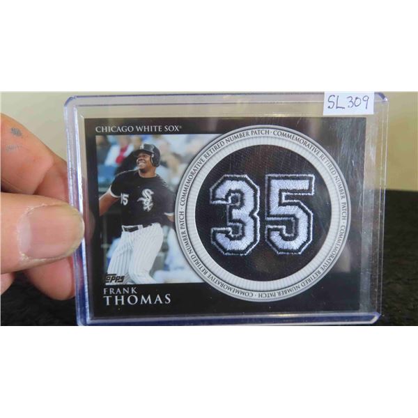 2012 Short Print Frank Thomas White Sox Retired Patch Card Mint + Rare 