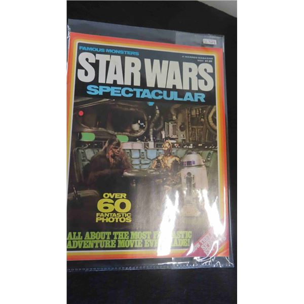 1977 Star Wars Vintage Famous Monsters Spectacular Low Print Run -Pristine, Mint 