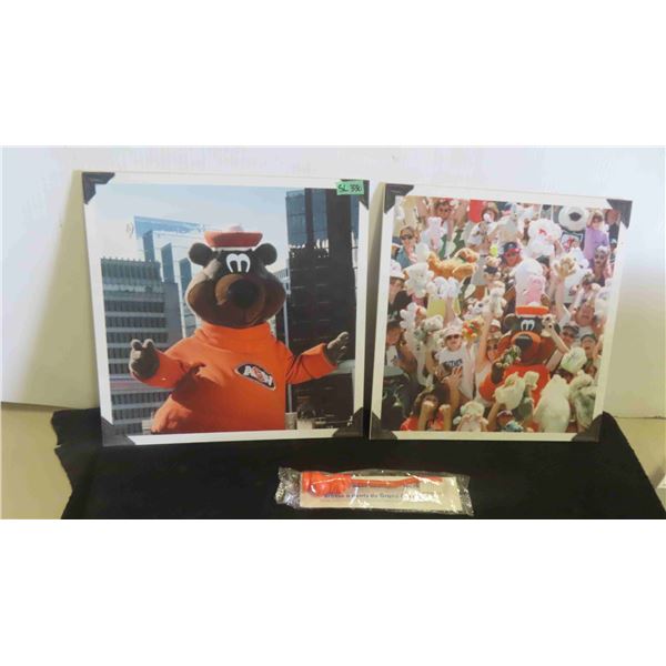 1970s Sealed Rare A&W Promo Toothbrush , 2 Root Beer Pictures 11'' x 11''