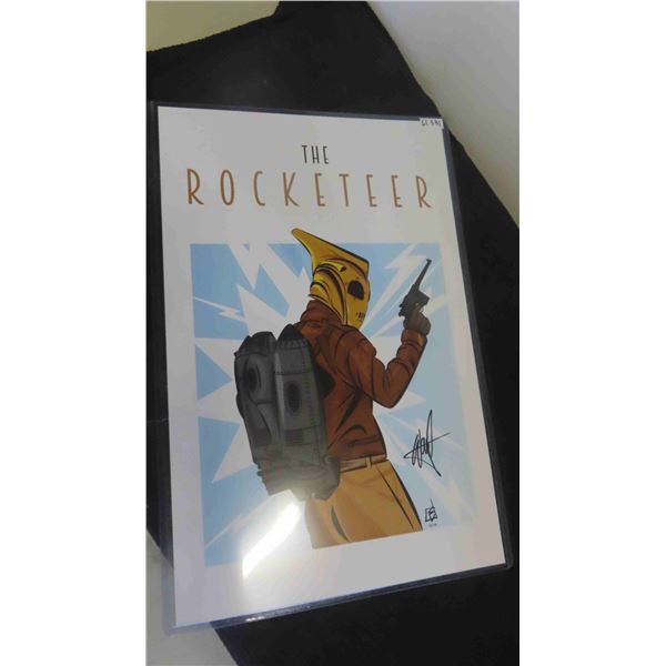 Limited Edition Disney The Rocketeer Premium Art Print Signed by Published