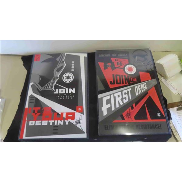 Limited Edition Star Wars Premium 2 Piece Art Print Signed by Published