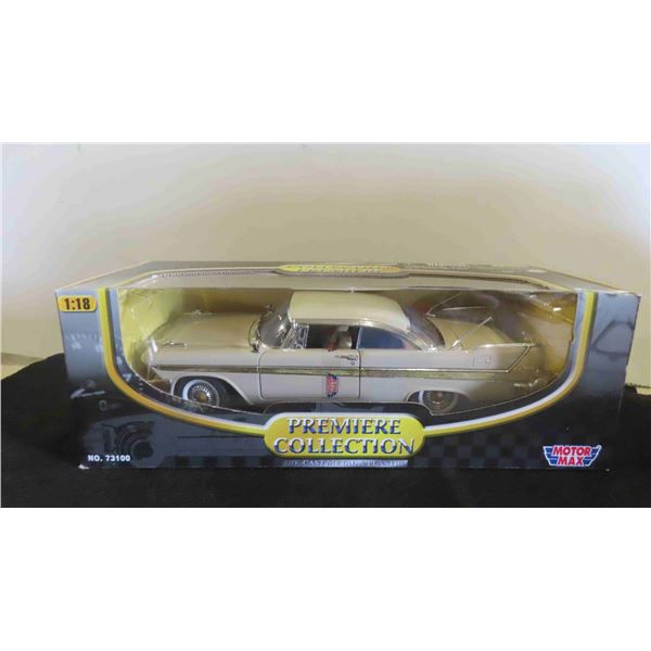 1958 Plymouth Fury Diecast Premier Collection Scale 1:18 New in Box 