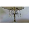 Image 3 : Crystal 6 Tear Drops Lamp with Marble Base 26'' 