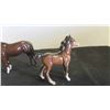 Image 3 : Vintage Beswick Thoroughbred & Colt Horses Made in England -Mint