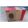 Image 1 : New in Box Staples 42947 Series Black Bonded Leather Office Chair 