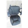 Image 3 : 2 Like-New Mid Back Black Swivel/Adjustable Height Office Chairs on Casters 