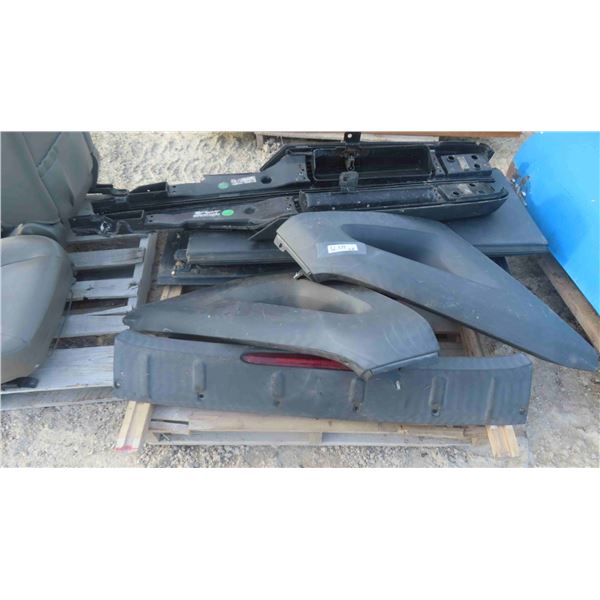 8 Pieces Tonneau Cover - Complete with Both Side Tool Trays & Brake