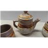 Image 2 : 6 Piece Pottery Tea Set