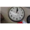 Image 2 : 3 Clocks: Westlox Vintage School Clock 15'' Diameter, Modern Snap On,