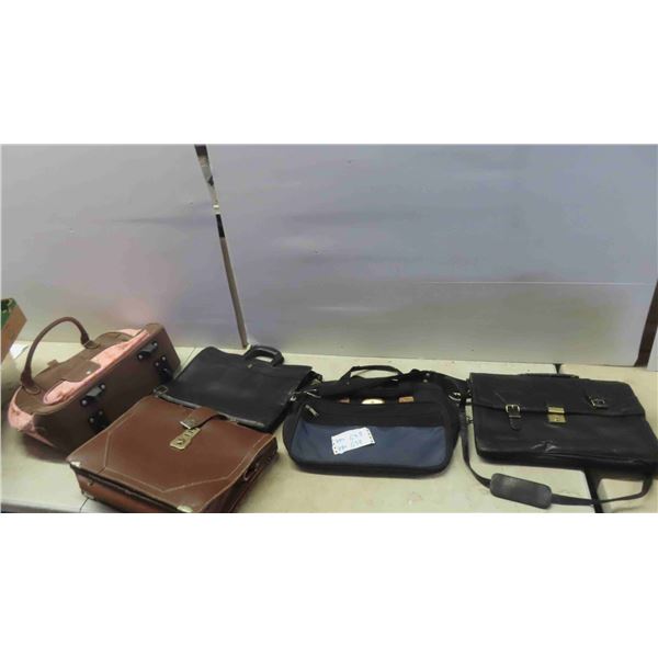 5 Carry On Bags (3) Leather (1) Air Canada