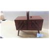Image 2 : 2 Folding Sewing Cases/Baskets