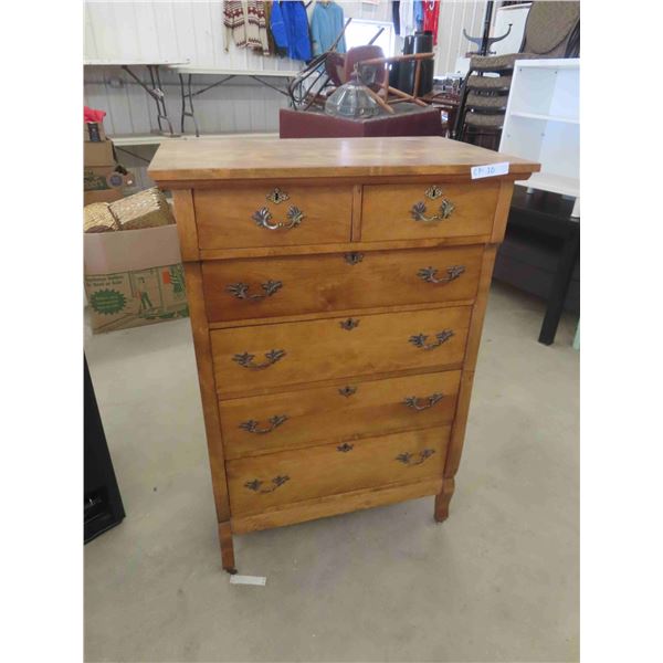 Antique Highboy Dresser 48'' x 32'' x 20''