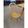 Image 5 : Drop Leaf Table 30'' Tall x 40'' Across (Extended Size) with 2 Chairs 