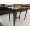 Image 4 : Walnut Fold Out Table with 3 Leafs (Normal Size) 31'' x 38''