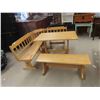 Image 1 : Kitchen Nook Table 30'' x 48'' x 32'' with Seating