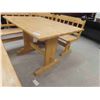 Image 2 : Kitchen Nook Table 30'' x 48'' x 32'' with Seating