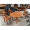 Image 1 : Pedestal Table 30'' Tall x 41'' Across with 4 Chairs 