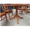 Image 3 : Pedestal Table 30'' Tall x 41'' Across with 4 Chairs 